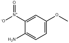 4-メトキシ-2-ニトロアニリン 化学構造式