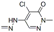Formaldehyde,  (5-chloro-1,6-dihydro-1-methyl-6-oxo-4-pyridazinyl)hydrazone  (9CI) Structure