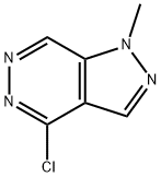 4-chloro-1-methyl-1H-pyrazolo[3,4-d]pyridazine Struktur