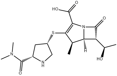 メロペネム 化学構造式