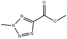 2H-Tetrazole-5-carboxylicacid,2-methyl-,methylester(9CI) Struktur