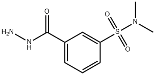 3-HYDRAZINOCARBONYL-N,N-DIMETHYL-BENZENESULFONAMIDE Structure