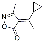 5(4H)-Isoxazolone,4-(1-cyclopropylethylidene)-3-methyl-,(E)-(9CI) 结构式