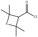 3-Thietanecarbonylchloride,2,2,4,4-tetramethyl-(9CI) Struktur