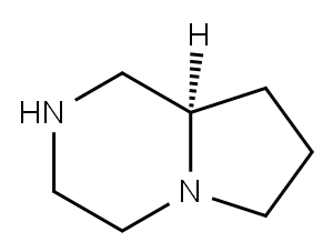 Pyrrolo[1,2-a]pyrazine, octahydro-, (8aR)- (9CI) Structure