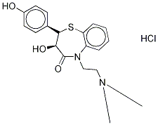 盐酸地尔硫卓O-去乙酰化物, 96252-32-3, 结构式