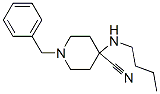 1-benzyl-4-(butylamino)piperidine-4-carbonitrile Struktur