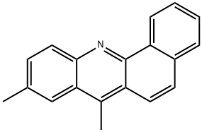 7,9-ジメチルベンゾ[c]アクリジン 化学構造式