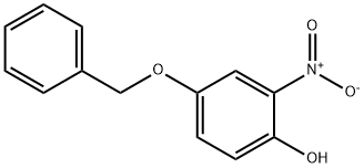 4-(ベンジルオキシ)-2-ニトロフェノール 化学構造式