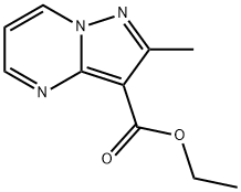 ETHYL 2-METHYLPYRAZOLO[1,5-A]PYRIMIDINE-3-CARBOXYLATE Struktur