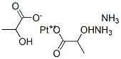 diammine platinum(II) lactate Structure