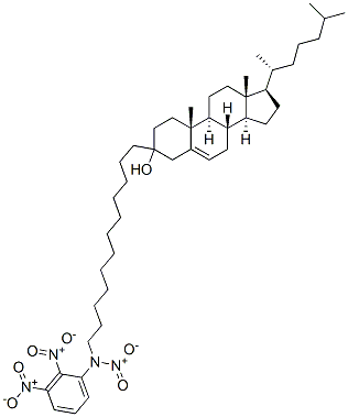 trinitrophenylaminolauryl cholesterol Struktur