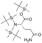L-Glutamine, N,N2-bis(tert-butyldimethylsilyl)-, tert-butyldimethylsil yl ester Struktur