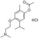 MOXISYLYTE HYDROCHLORIDE|4-(2-二甲氨基乙氧基)-5-异丙基-2-甲基酯盐酸盐