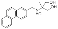 1,3-Propanediol, 2-methyl-2-((2-phenanthrenylmethyl)amino)-, hydrochlo ride 结构式
