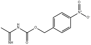 4-NITROBENZYL(1-AMINOETHYLIDENE)CARBAMATE 结构式