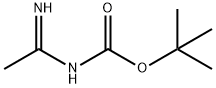 Carbamic acid, (1-iminoethyl)-, 1,1-dimethylethyl ester (9CI) 结构式