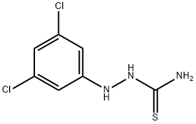 3,5-Dichlorophenylthiosemicarbazide, 96423-39-1, 结构式