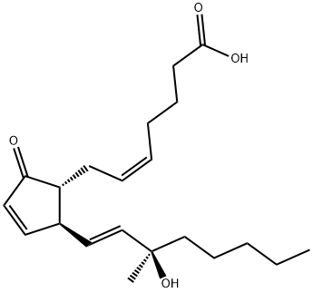 15(R)-15-METHYL PROSTAGLANDIN A2 结构式