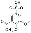 2,3-dimethoxy-5-sulphobenzoic acid 结构式