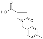 1-(4-METHYL-BENZYL)-5-OXO-PYRROLIDINE-3-CARBOXYLIC ACID Structure