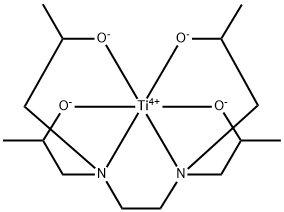 N,N,N',N'-TETRAKIS(2-PROPOXY)ETHYLEDIAMINE TITANIUM(IV) Struktur