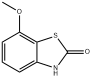 2(3H)-Benzothiazolone,7-methoxy-(9CI), 96489-52-0, 结构式