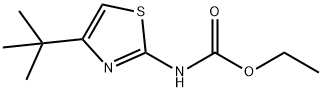 Carbamic  acid,  [4-(1,1-dimethylethyl)-2-thiazolyl]-,  ethyl  ester  (9CI) Structure