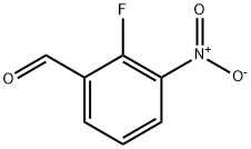 2-氟-3-硝基苯甲醛 结构式
