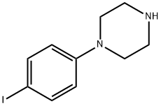 1-(4-碘苯基)哌嗪 结构式