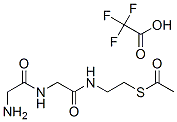 N-glycylglycyl-S-acetylcysteamine trifluoroacetate 结构式