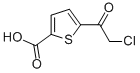 2-Thiophenecarboxylic acid, 5-(chloroacetyl)- (9CI) 结构式