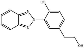 3-(2H-苯并三唑-2-基)-4-羟基苯乙醇 结构式