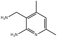 3-(氨基甲基)-4,6-二甲基吡啶-2-胺 结构式