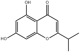 5,7-Dihydroxy-2-isopropylchromone Structure