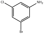 3-溴-5-氯苯胺, 96558-78-0, 结构式