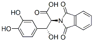 (2S,3R)-3-(3,4-Dihydroxyphenyl)-3-hydroxy-2-(1,3-dihydro-1,3-dioxo-2H-isoindol-2-yl)propionic acid 结构式