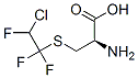 S-(2-chloro-1,1,2-trifluoroethyl)cysteine 结构式