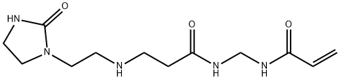N-[[[1-oxo-3-[[2-(2-oxoimidazolidin-1-yl)ethyl]amino]propyl]amino]methyl]acrylamide Structure