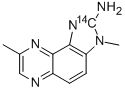 2-Amino-3,8-dimethylimidazo[4,5-f]quinoxaline-2-14C Structure