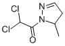 1H-Pyrazole, 1-(dichloroacetyl)-4,5-dihydro-5-methyl- (9CI) Structure