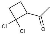 Ethanone, 1-(2,2-dichlorocyclobutyl)- (9CI) 结构式