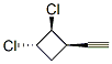 Cyclobutane, 1,2-dichloro-3-ethynyl-, (1alpha,2beta,3beta)- (9CI) 结构式