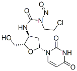 3' (3-(2-chloroethyl)-3-nitrosoureido)-2',3'-dideoxyuridine Structure