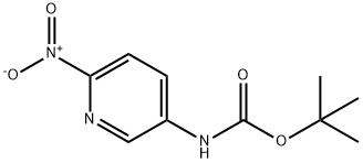 N-BOC-3-氨基-6-硝基吡啶 结构式