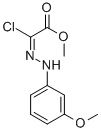 METHYL CHLORO[(3-METHOXYLPHENYL)HYDRAZONO]ACETATE Structure
