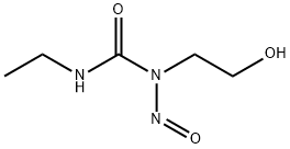 1-nitroso-1-(2-hydroxyethyl)-3-ethylurea 结构式