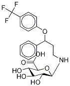 (R,S)-氟西汀N-Β-D-葡萄糖醛酸苷 结构式