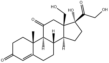 18-hydroxycortisone 结构式