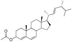 (22E)-Ergosta-4,6,22-trien-3-yl acetate 结构式